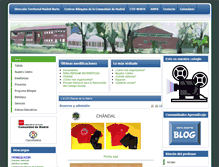 Tablet Screenshot of colegiochozasdelasierra.com